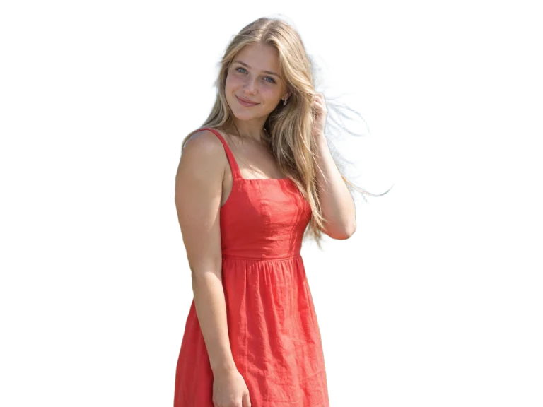 Fashion portrait — Background removed